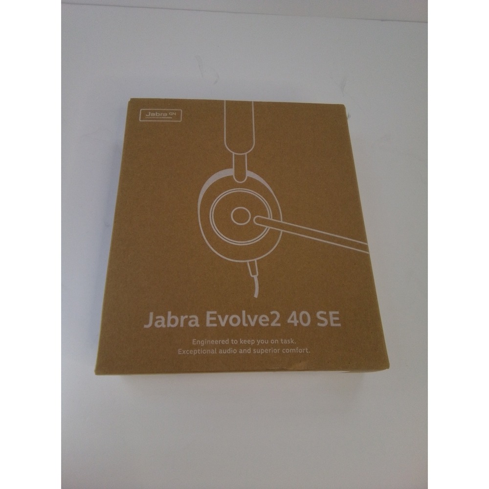 Jabra Evolve2 40 SE Mono Wired Headset USB-A HSC131 Noise Canceling Used Tested